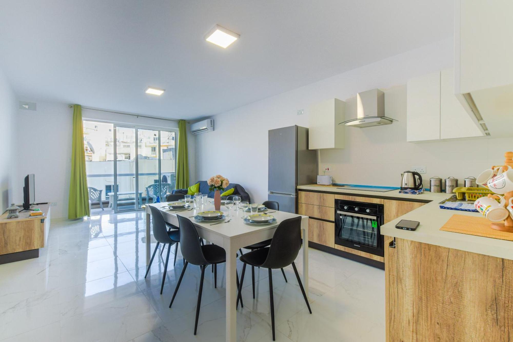 Spacious Brand New Apartment 3 Bdr 2Bth Bugibba St. Paul's Bay Exterior photo